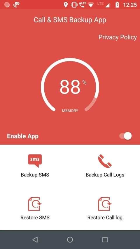 Call Log SMS backup screenshot 2