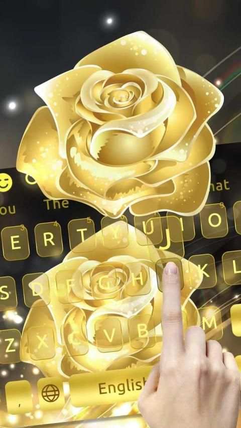 Gold Rose Keyboard screenshot 2