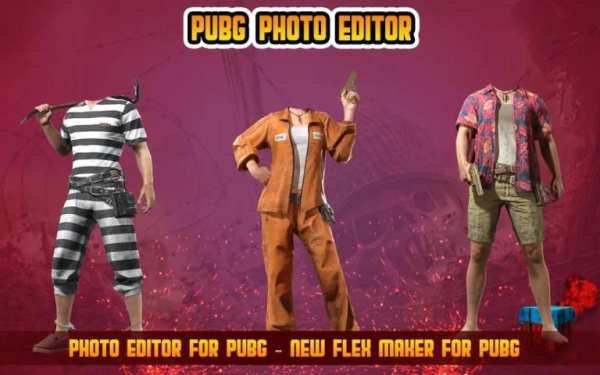 Photo Editor for PUBG - New Men suit editor screenshot 1