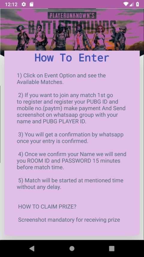 PUBG Tournament screenshot 2