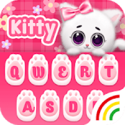 ikon Pink Kitty Keyboard Theme