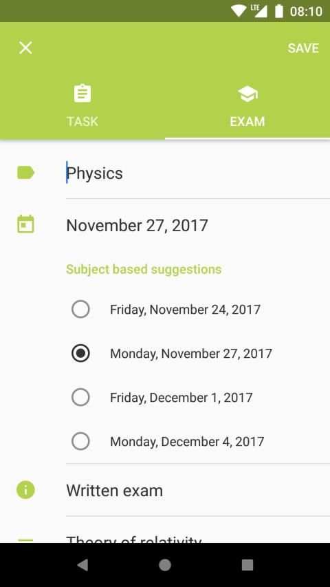 Timetable screenshot 18