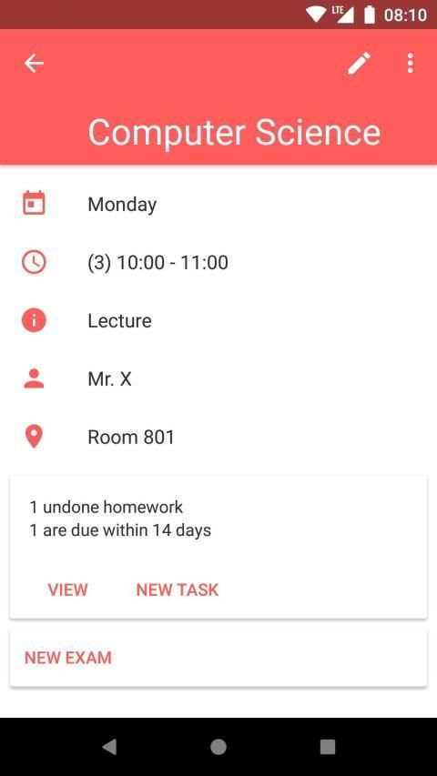 Timetable screenshot 22
