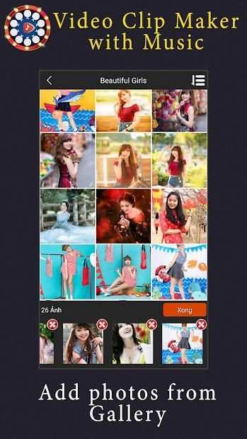 Video Clip Maker With Music स्क्रीनशॉट 1