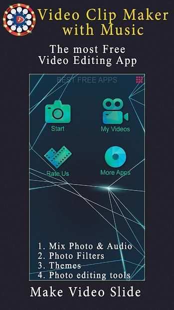 Video Clip Maker With Music स्क्रीनशॉट 2