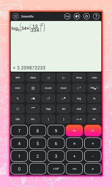 Scientific Calculator screenshot 1