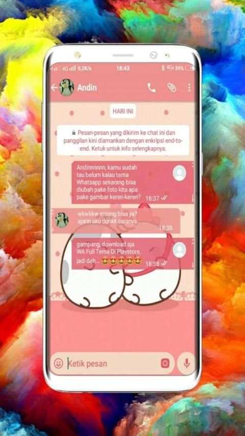 WA MOD Warna Terbaru screenshot 5