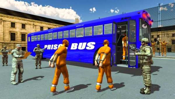 Army Bus Prisoner Transport 2019 screenshot 6