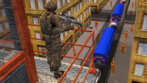 Army Bus Prisoner Transport 2019 screenshot 3