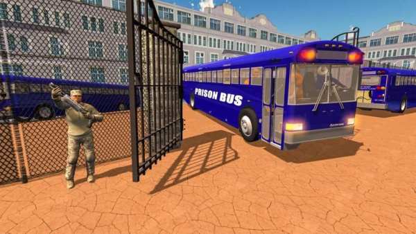 Army Bus Prisoner Transport 2019 screenshot 1