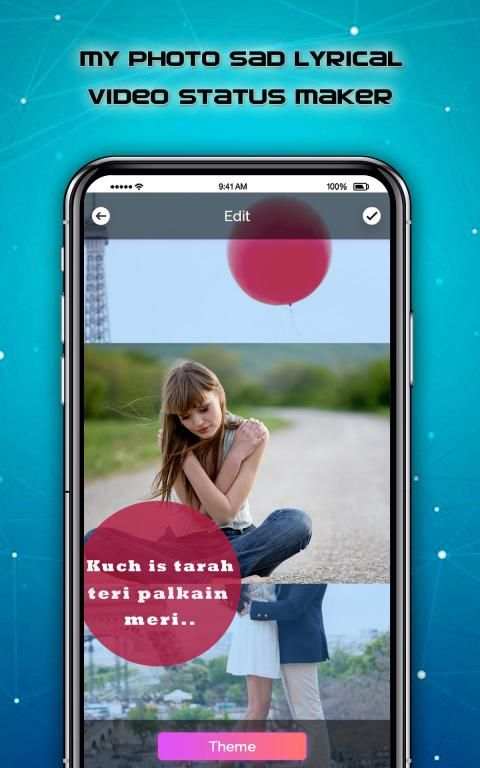 My Photo Sad Lyrical Video Status Maker स्क्रीनशॉट 3