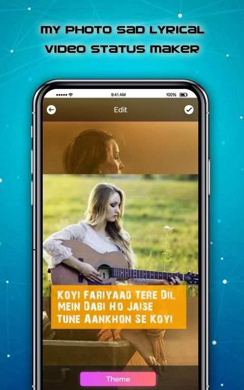 My Photo Sad Lyrical Video Status Maker स्क्रीनशॉट 4