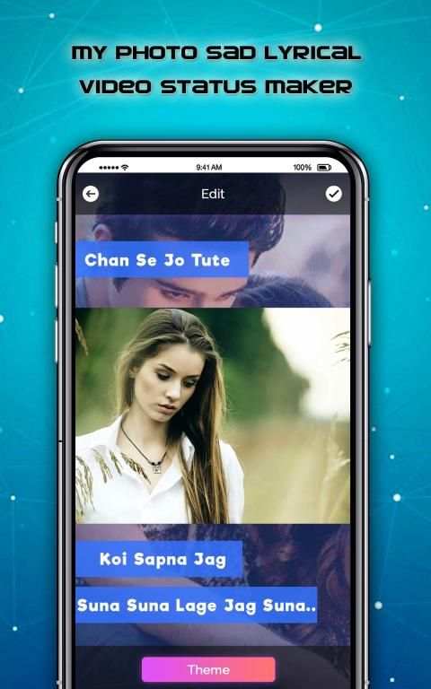 My Photo Sad Lyrical Video Status Maker स्क्रीनशॉट 5