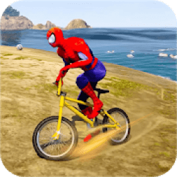Superhero Bmx Cycle: Hill Racing icon