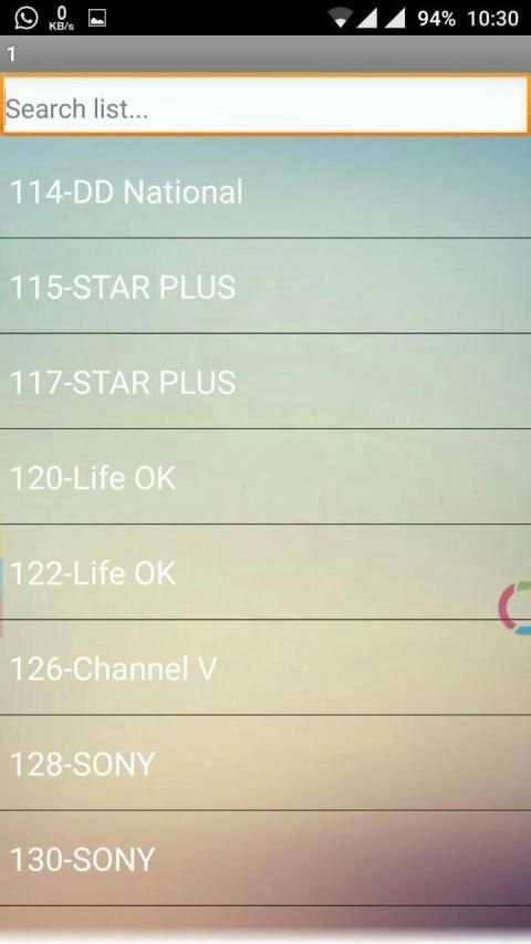 Tata Sky Channels List स्क्रीनशॉट 1