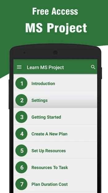 Learn MS Project screenshot 2