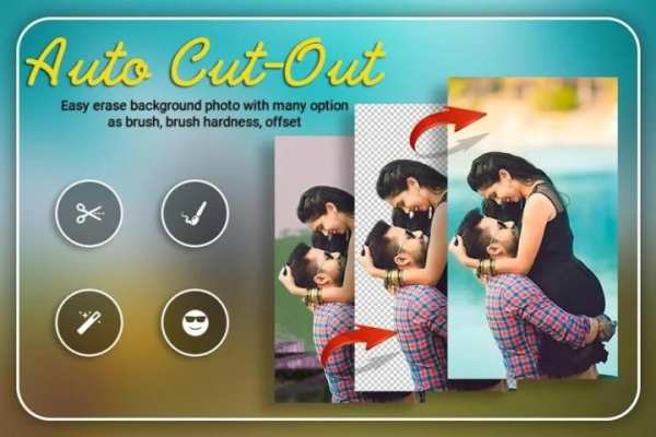Auto Cut Paste - Photo Cutter & Eraser स्क्रीनशॉट 1