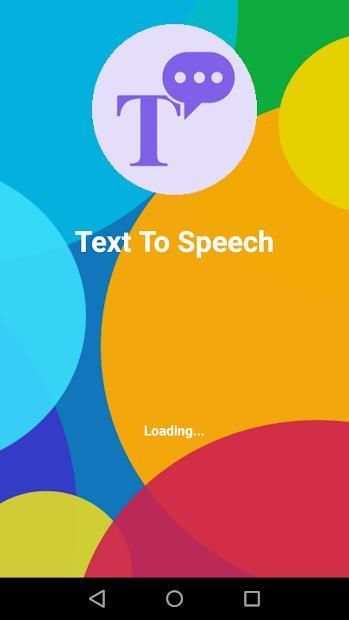 Text To Speech स्क्रीनशॉट 2