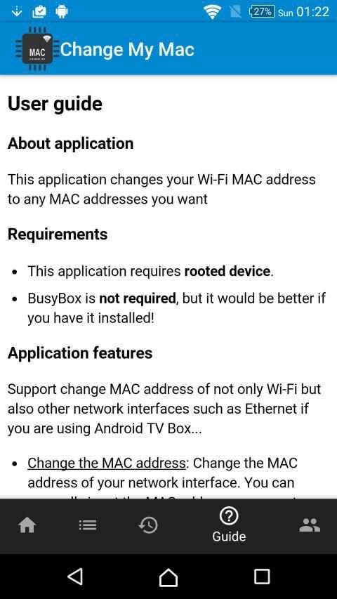 Change My MAC - Spoof Wifi MAC स्क्रीनशॉट 6
