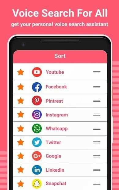 Voice Search - All Languages скриншот 3