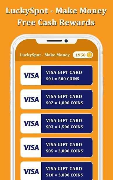 LuckySpot - Make Money Free Cash Rewards screenshot 1