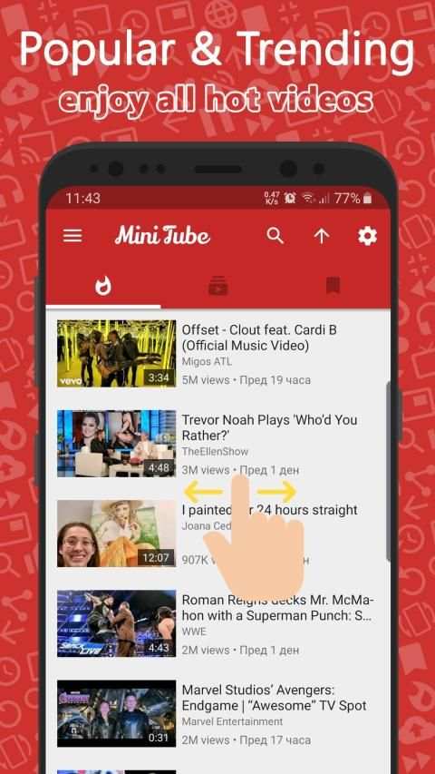 Video Tube (Floating Mini Tube Player) - MiniTube स्क्रीनशॉट 5