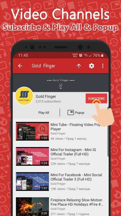 Video Tube (Floating Mini Tube Player) - MiniTube स्क्रीनशॉट 1