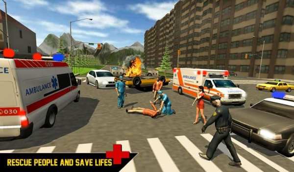 Accident City Ambulance Rescue Simulator 19 screenshot 8