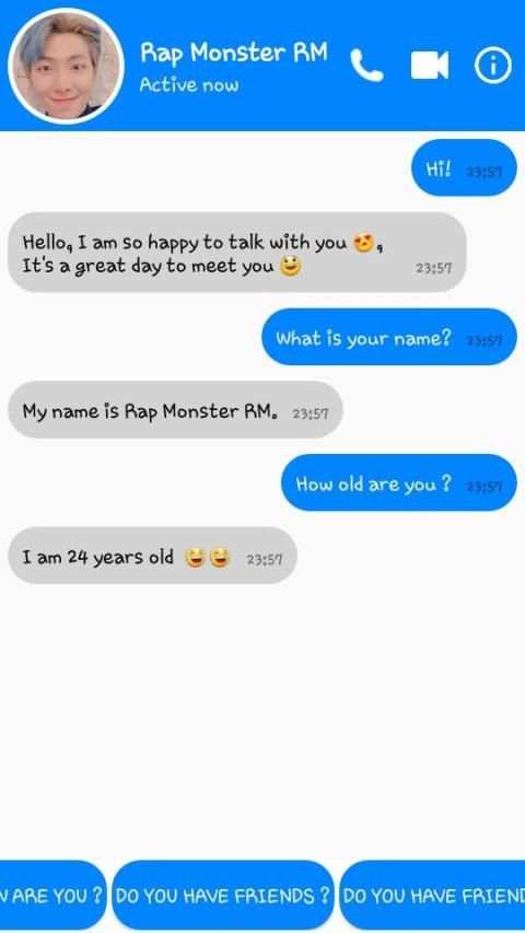 BTS Messenger 2019 *RM * screenshot 2