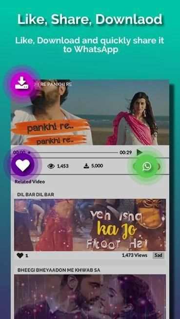 Vidtok - Video Status 2019 1 تصوير الشاشة