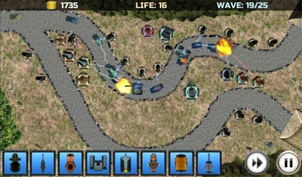 Tower Defense: Turrets Lite screenshot 1