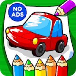 Cars Coloring Book Learn to Draw & Paint Kids Game