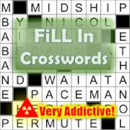 Word fill in puzzle games - Crosswords fill it ins