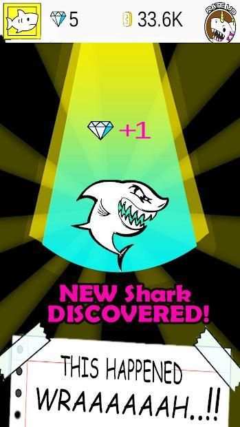 * Shark Evolution - Hungry Shark games Tapping * स्क्रीनशॉट 1
