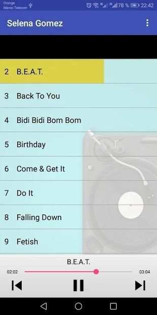 Selena Gomez songs MP3 screenshot 3