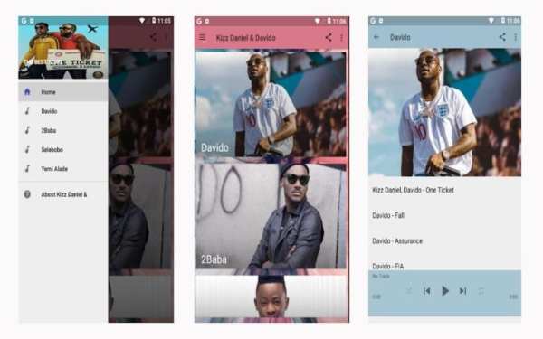 Kizz Daniel feat Davido - One Ticket screenshot 1