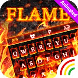 ikon Burning Animated Keyboard