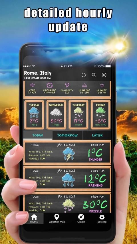 Weather Forecast App Weather Channel Weather Map screenshot 4