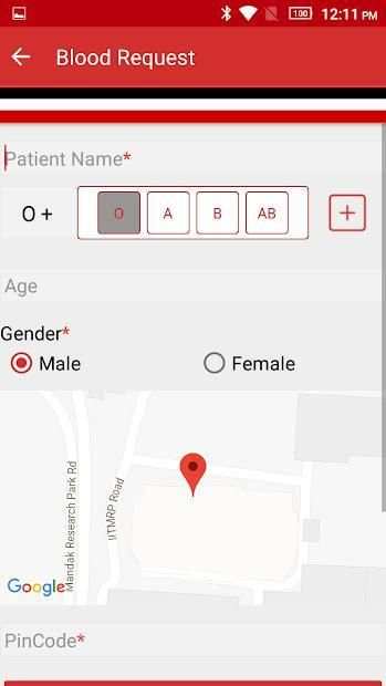 RR - Blood Donation App screenshot 2