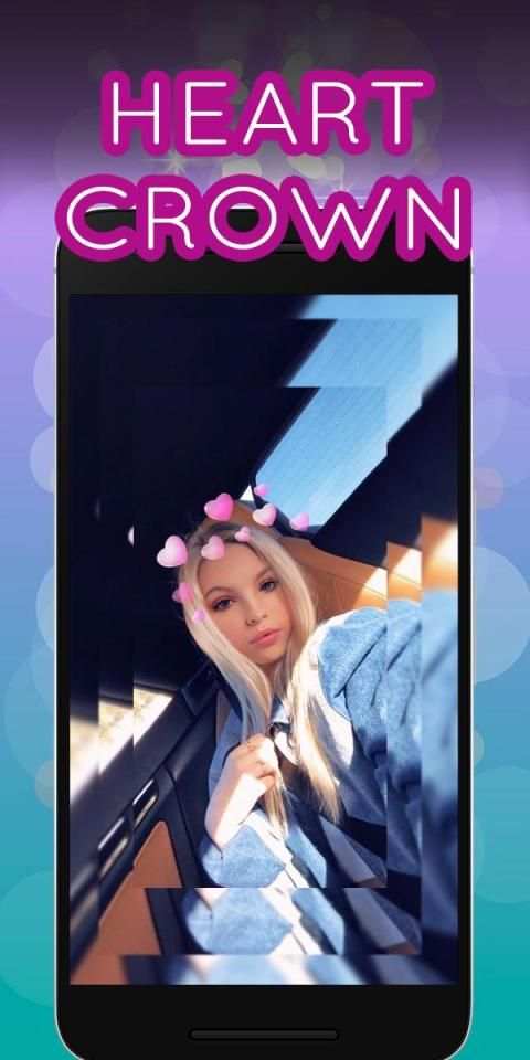 Heart Crown Photo Filter Camera screenshot 7