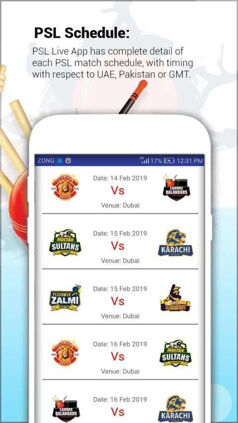 PSL live cricket-Live match streaming app screenshot 4