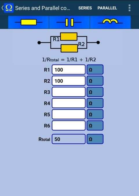 Ohm's Law Calculator screenshot 1