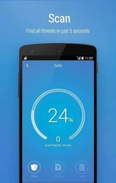 CM Security Antivirus Lite screenshot 1