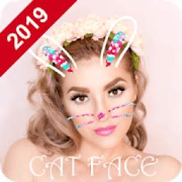 Cute Cat Face - Photo Editor & Collage Maker
