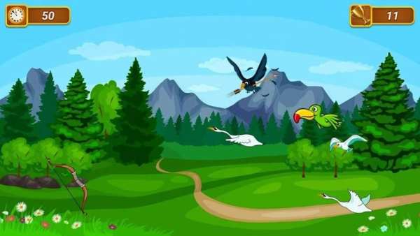 Birds Hunting Archery Game स्क्रीनशॉट 1