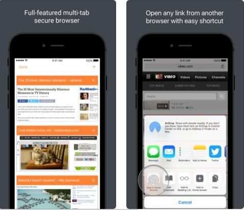 Secure Private Browser and Video Downloader screenshot 1