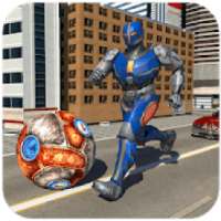 Futuristic Robot Ball Transformation