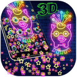 ikon Neon Pig Gravity Theme*