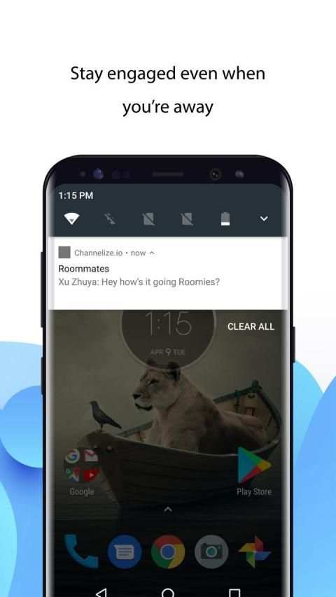 Channelize Real-time Messenger स्क्रीनशॉट 4