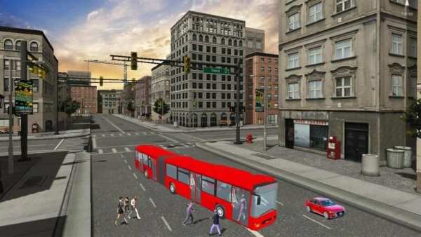 Simulator Pengemudi Bus Metro Kota AS 2019 screenshot 3